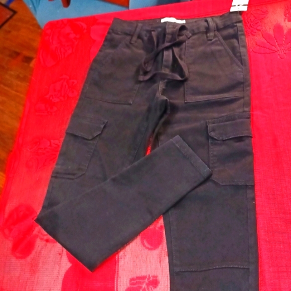 Bnwt dark navy Blue cargo skinny pants size 4 - Picture 4 of 17